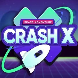 Crash X online game logo by Turbo Games on skyhillscasino-be.com