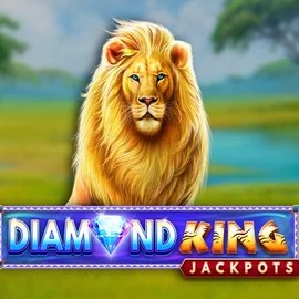 Diamond King Jackpots by SpinPlay Games, showcased at skyhillscasino-be.com – game logo