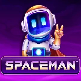 Spaceman slot logo by Pragmatic Play at SkyHills Casino