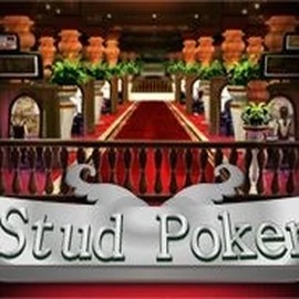 Stud Poker 3D online game logo by iSoftBet on skyhillscasino-be.com