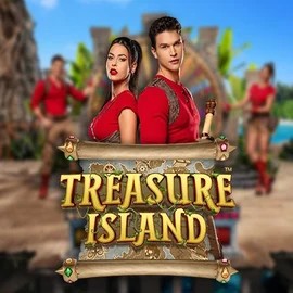 Treasure Island slot logo by Pragmatic Play at SkyHills Casino